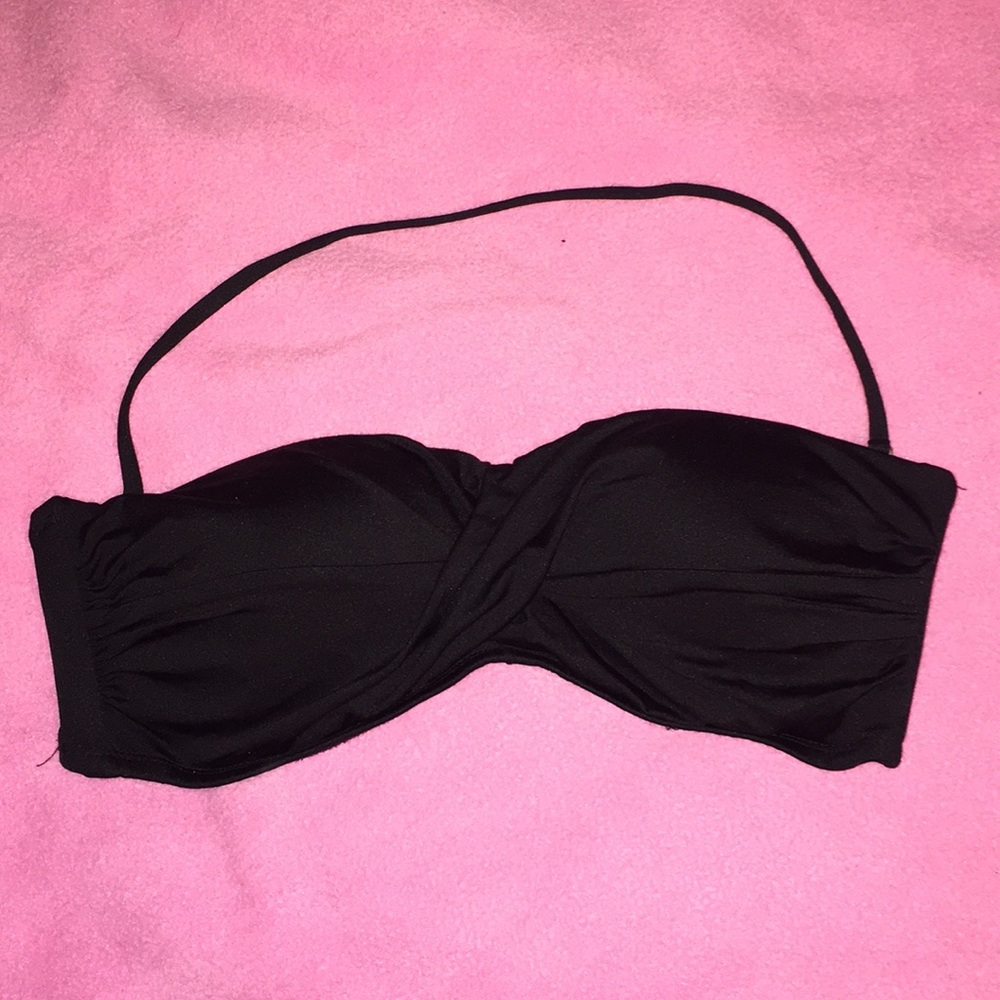 Black bikini top